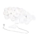 thumbnail image 2 of Juego de 25 uds de piedras rúnicas de cristal con bolsa de péndulo, piedras curativas de runas de adivinación de buena suerte para meditación, cristal blanco, 2 of 5