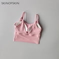 thumbnail image 3 of Parte de atrás bonita, ropa interior deportiva para mujer, para correr, a prueba de golpes, flacidez, Fitness, Yoga, copa fija en forma de V, entrenamiento, Wenchest, 3 of 6