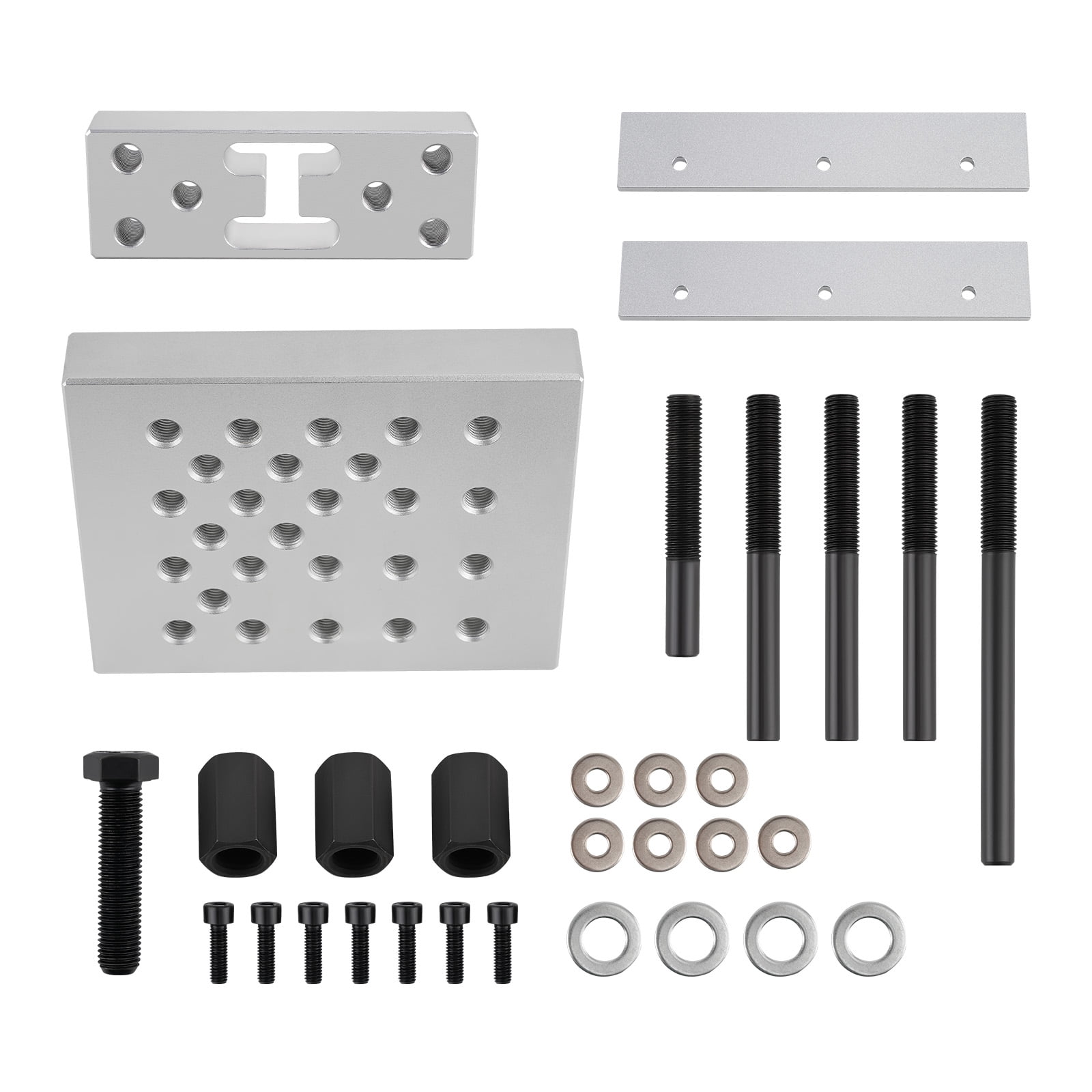 30 Ton Universal Drill Press Support Block Plate Tool Set Kit Bearing & Bushing