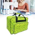 thumbnail image 2 of Multi-Function Sewing Machine Storage Bag Dust Handbag Needlework Crafts Cover Handbag Holder Green, 2 of 8