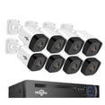 thumbnail image 1 of Sistema de cámara de seguridad 8CH POE con audio, 8CH POE NVR+8pcs 3MP, 1 of 8