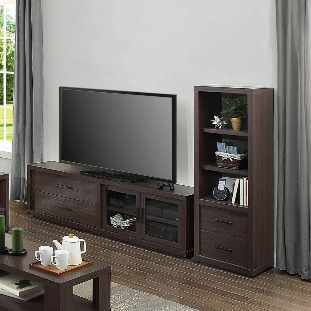 Better Homes and Gardens Steele TV Entertainment Center, Espresso