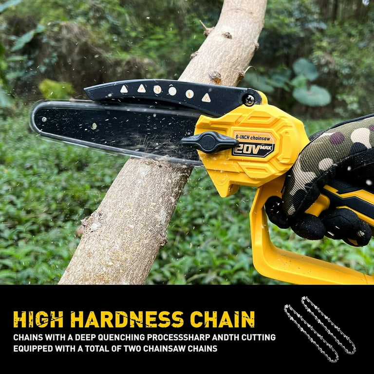 Mini chainsaw dewalt hotsell