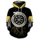 thumbnail image 1 of "Sudadera con Capucha con Estampado 3D De para Hombre,Ropa De Calle Informal con Estampado De El Cuervo del Tatuaje, Estilo Retro Harajuku" Xishao ropa, 1 of 2