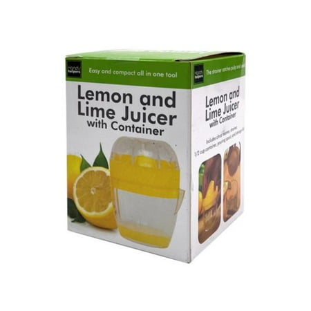 

Kole Imports GE827-8 Lemon & Lime Juicer with Container - Pack of 8