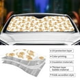 thumbnail image 3 of Yiaed Labrador Retriever Dog Print Car Windshield Sunshade Front Auto Car Front Window Sun Shade Foldable Sun Visor Shield Cover Auto Accessories for Sedan SUV Truck-Small, 3 of 5