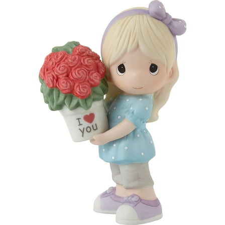 Precious Moments My Love For You Continues To Grow Blonde Girl Figurine, 1 Each