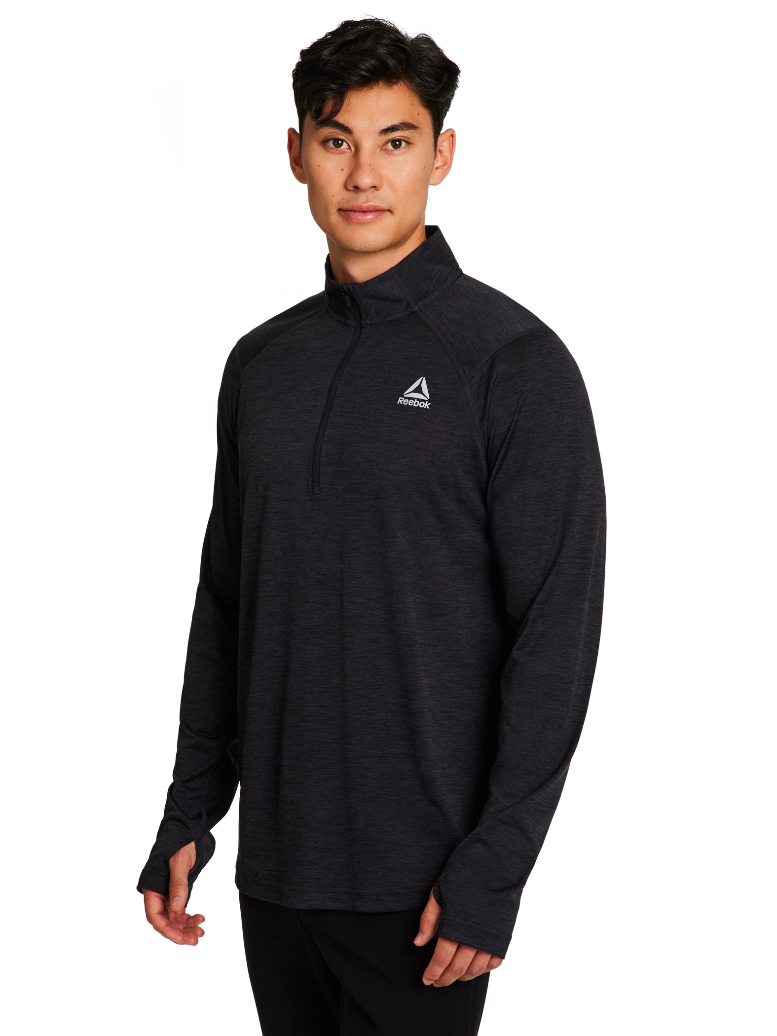 Pullover activo con cremallera parcial para hombre y tallas grandes, tallas XS-5XL 6
