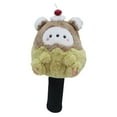thumbnail image 2 of Funda para palo de golf, diseño de oso de peluche con dibujos animados, tejido de punto, divertida y protectora, para jugar en familia., 2 of 8