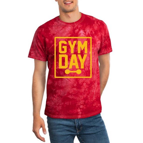 Gym Day! Tie Dye Crystal Men -Image by Shutterstock, Male Large