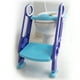 thumbnail image 1 of Asiento Entrenador Papubaby  para Inodoro con Escalera Acolchado Azul-Morado, 1 of 2
