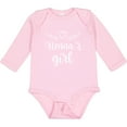 thumbnail image 3 of Inktastic Nonna Girl Granddaughter Girls Long Sleeve Baby Bodysuit, 3 of 5