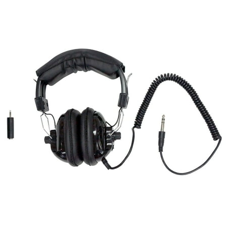 - Fisher Lightweight Adjustable Stereo Headphones for Metal Detector