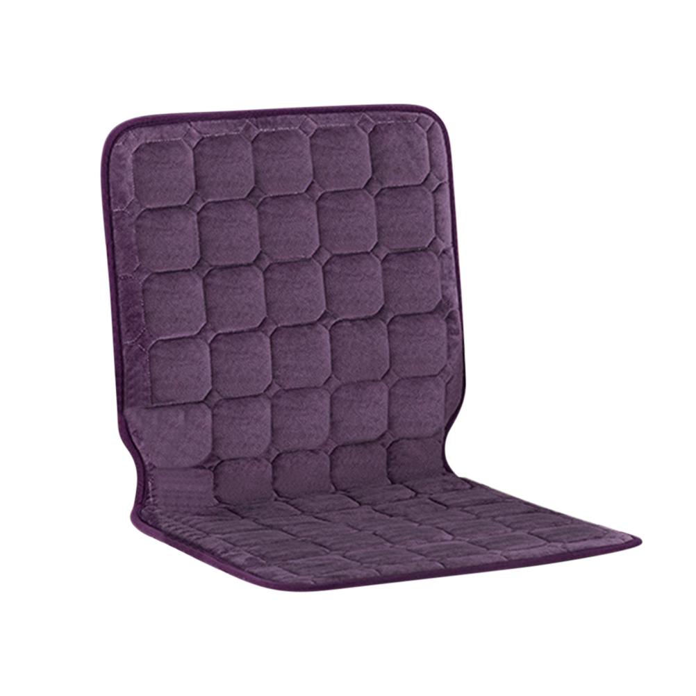 SHENGXINY Office Heated Seat Cushion Heated Seat Cushion With Pressure-Sensitive Disjunctor And Overheat Protection Thermostat, With Power Adapter, Heating Pad For Office Chair Purple