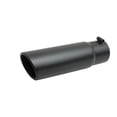 thumbnail image 3 of Black Ceramic Rolled Edge Angle Exhaust Tip, 3 of 5