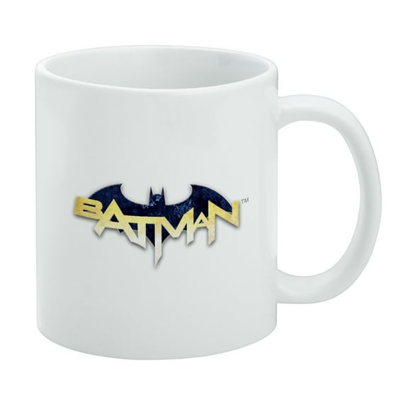 Batman Logo White Mug