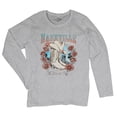 thumbnail image 5 of Nashville TN The Music City Women's Long Sleeve T-shirt Country Cowgirl Boots and Hat, 5 of 7