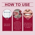 thumbnail image 6 of Thermoplastic Denture Adhesive, 1 Oz - Refits and Tightens Loose Upper and Lower Dentures and Partials | Non-Glue Adhesive, Acts Like A Soft Reliner 3pc, 6 of 9