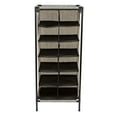 thumbnail image 4 of Simplify 6-Tier 12-Pair Shoe Organizer in Black Nonwoven Fabric, 4 of 4