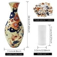thumbnail image 2 of 3D Puzzle Vase Unique Flower Vase for Adults Made by 160 Curved Plastic Puzzle Pieces, Vases for Flower Home and Office Decor, 2 of 10