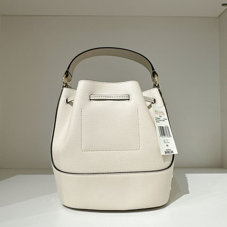 Michael Kors Medium Logo Convertible Crossbody Bag LT Cream multi: Handbags