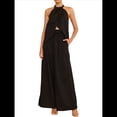 thumbnail image 1 of Conjunto de Dos Piezas para Mujer, Verano 2025, Informal, Sin Mangas, Cuello Alto, Top Corto, Pantalones de Pierna . Negro M, 1 of 9