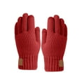 thumbnail image 6 of Winter Touchscreen Gloves under $5! Yannianjz Knitted Touchscreen Gloves, Winter Warm Fleece Lined Gloves for Men and Women, Stretchable Cold Weather Gloves for Outdoor Activities, 6 of 9