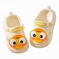 thumbnail image 4 of HCNTES Kids Boys Girls Spring Summer Home Slides Soft Non-Slip Slippers Water Shoes for Toddler Beach Pool Shower Dailywear(Z01-Beige,4.5), 4 of 5