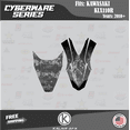 thumbnail image 4 of Kalair GFX Graphics Kit for Kawasaki KLX110 (2010-2023) Cyberware Series, 4 of 5