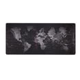 thumbnail image 1 of Ergonomic Silicone Thickened Wrist Rest Mouse Pad - Black Map Design, 900x400mm Large Gaming & Office Desk Mat with Fine-Mesh Cloth Surface for Precise Tracking and Anti-Skid Foam Base for Secure, 1 of 6