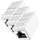 thumbnail image 1 of Cople Ethernet LinkFusionWhite 3 Pzas Acoplador RJ45 Hasta 1000Mbps Interior Blanco Plástico y Metal VentDepot, 1 of 2