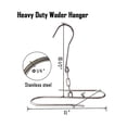 thumbnail image 1 of Fishing Waders Boot Hanger - Stainless Steel Fishing Wading Boots Hanger for Drying Fishing Waders & Hunting Waders, 1 of 5