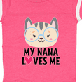 thumbnail image 4 of Inktastic Nana Loves Me Grandchild Girls Baby Bodysuit, 4 of 5