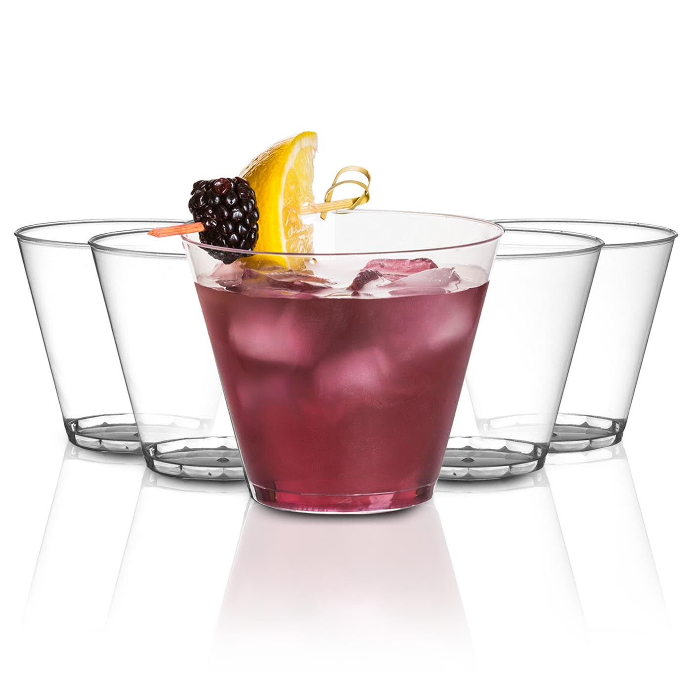 Smarty 9 oz. Crystal Clear Round Disposable Plastic Party Cups 500ct ...