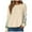 Beige, variant on larppty Womens Fashion Floral Printed Crewneck Long Sleeve Casual Sweatshirt Pullover Tops (Beige, XL)