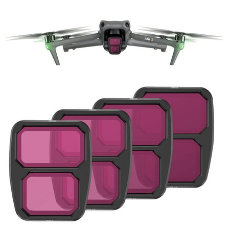 DJI Air 3 ND Filters Set, ND8/16/32/64 Filters Set Snap-Joint Design Lens Filter Sets for DJI Air 3 Accessories