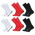 thumbnail image 2 of Athletic Anti Slip Stretch Socks  For Football Soccer Running 6 Pairs, 2 of 7