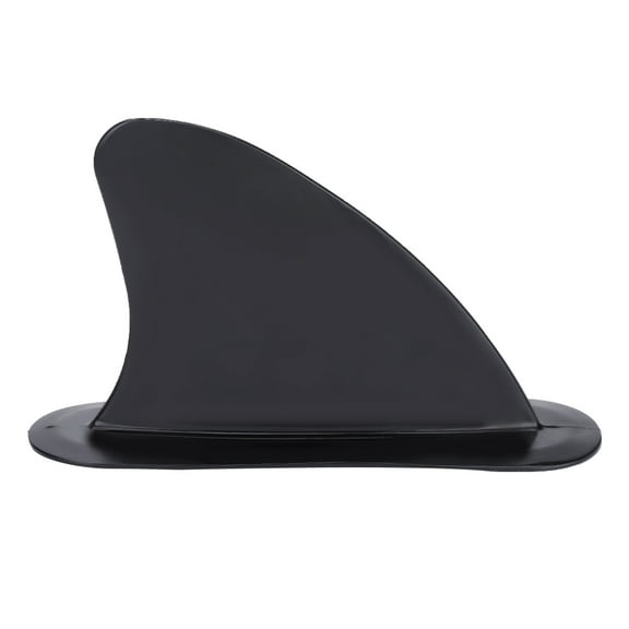 Sturdy Black PVC Skeg Tracking Fins for Kayaks, Canoes & Rowboats - Durable Integral Design