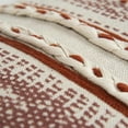 thumbnail image 5 of Rizzy Home Stripe 14" x 26" Textured Cotton Pillow Cover-Rust/Natural, 5 of 6