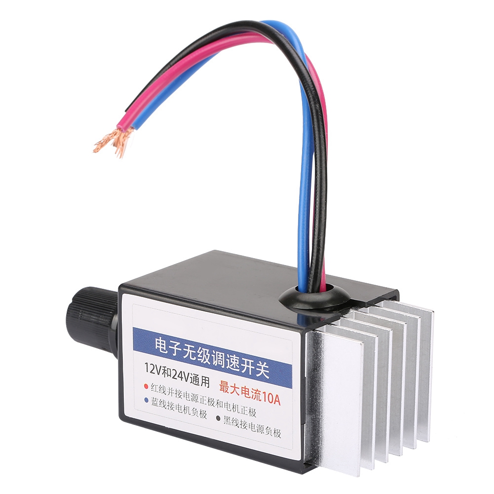 Mgaxyff Motor Governor,Universal DC 12V/24V Motor Speed Controller Switch For Car Truck Fan