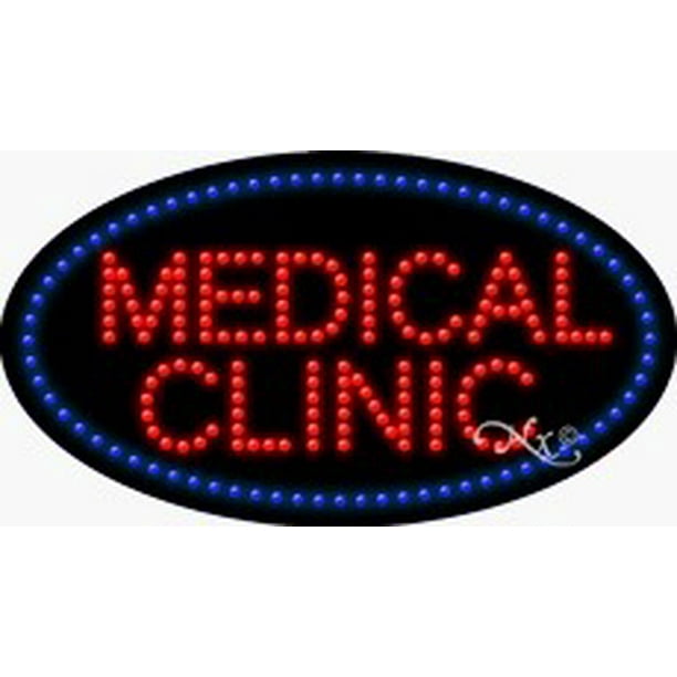 Medical Clinic Flashing & Animated LED Sign (High Impact, Energy
