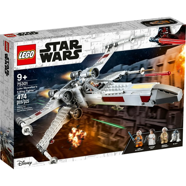 maestría violín Imposible LEGO Star Wars Luke Skywalker's X-Wing Fighter 75301 Building Toy, Gifts  for Kids, Boys & Girls with Princess Leia Minifigure and R2-D2 Droid Figure  - Walmart.com