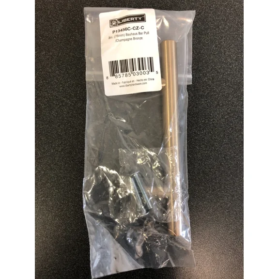 Liberty 3 In. (76 Mm) Center-To-Center Champagne Bronze Bar Drawer Pull