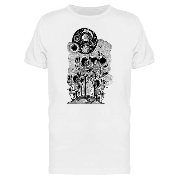 Spring Sun Eclipse And Nature Tee Men's -Image by Shutterstock