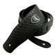 thumbnail image 2 of Cinturón de cuero PU duradero Sunnimix para bajo de guitarra Beige Negro Correa para guitarra, 2 of 8