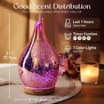 thumbnail image 5 of Porseme 280ml Essential Oil Diffuser, 3D Glass Aromatherapy Diffuser, Ultrasonic Cool Mist Room Humidifier with Timer (Rosegold), 5 of 6