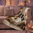 thumbnail image 6 of Border Collie Pumpkin Patch autumn celebration, Festive autumn celebration Scene, Warm Flannel Blanket for Living Room and Bedroom, Animal Lovers autumn celebration Gift, Festive Home Decor, 6 of 9