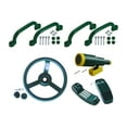 thumbnail image 3 of HILABEE Playground Equipment Set Kids Steering Wheel for Treehouse Outdoor Swing Set Green, 3 of 9
