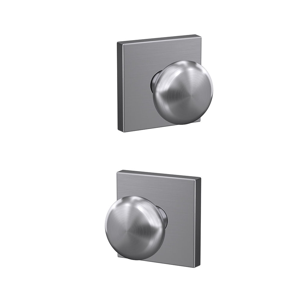 Schlage FC21PLY626COL Custom Plymouth Passage & Privacy Door Knob Set - Chrome
