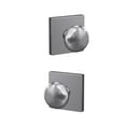 thumbnail image 3 of Schlage Fc21-Ply-Col Custom Plymouth Passage & Privacy Door Knob Set - Black, 3 of 7